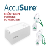 AccuSure DC Compressor Nebulizer Machine With Mouth Piece For Adults & Kids(1 Years Warranty)