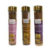 GOW DURBAR Rejuvenating Bamboo Less Incense STICKS COMBO (Patchouli, Javadhu, Panchagandha)(PACK OF 3)