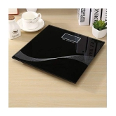 Gatih Electronic Thick Tempered Digital Bathroom Scale Body Weight Scales Royal Black