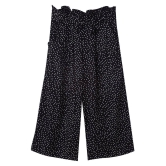 Cub McPaws Girls Black Printed Palazzos - 4-5 Years