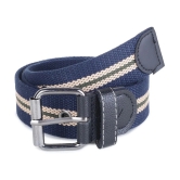 Zacharias - Blue Canvas Mens Casual Belt ( Pack of 1 ) - None