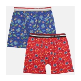 Lux Cozi - Multicolor Cotton Boys Trunks ( Pack of 2 ) - None