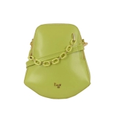 Baggit Green Faux Leather Backpack - Green