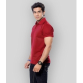 in365 - Maroon Cotton Blend Regular Fit Mens Polo T Shirt ( Pack of 1 ) - None