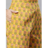 Divena - Yellow Straight Cotton Womens Stitched Salwar Suit ( Pack of 1 ) - None