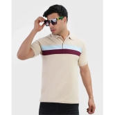 Forbro Beige Cotton Regular Fit Mens Sports Polo T-Shirt ( Pack of 1 ) - None