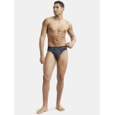 Jockey US17 Men Super Combed Cotton Rib Solid Brief - Graphite (Pack of 2) - None