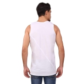 Men's Regular Cotton Sleeveless White Vests (PACK OF 10)