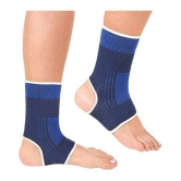 NJ STAR Ankle, Elbow, Palm, Knee Support Braces for Surgical and Sports Activity Like Hockey, Bike, Crossfit and Provides Relief. (Ankle Elbow Palm Knee Combo) - Blue