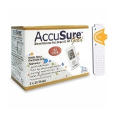 Accusure Gold GS-100 Blood Glucose Test Strips (2x25) 50 Test Strips