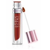 Lotus Make, Up Ecostay Matte Lip Lacquer Earthy Rust