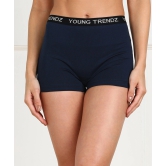 Young trendz Women Boy Short Navy Panty-XS / Navy