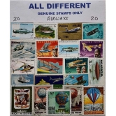 Hop n Shop - Collection of Different Airways Theme 20 Stamps