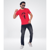 ferocious - Red Cotton Regular Fit Men's T-Shirt ( Pack of 1 ) - None