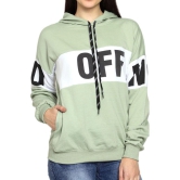 PPTHEFASHIONHUB Fleece Women''s Hooded Sweatshirt ( Turquoise ) - None