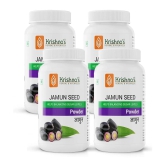 Krishnas Herbal & Ayurveda Jamun Seed Powder, 100 g Pack Of 4