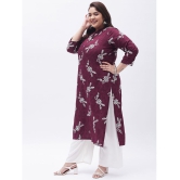 Tissu - Maroon Straight Rayon Women''s Stitched Salwar Suit ( Pack of 1 ) - None