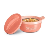 Milton Crave 2500 Insulated Inner Stainless Steel Casserole, 2150 ml, Peach - Peach