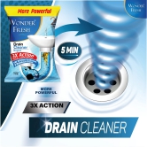 Wonder Fresh Drain Cleaner 3Xaction 50Gm, 1 Pc