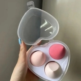 Beauty Blenders With Heart Shape Box