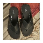 Leeport Black Flip Flops - 8