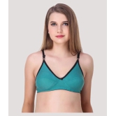 Kiran Enterprises - Multicolor Cotton Blend Non Padded Womens T-Shirt Bra ( Pack of 3 ) - None