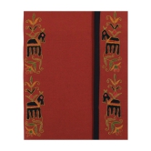 Garvi Gurjari Handcrafted Embroidered File Folder | Flap File Folder | Aari Embroidery Document Holder