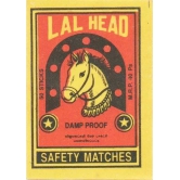 Lal Head Used Match Box Label