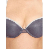 ILRASO - Light Grey Elastane Lightly Padded Women's Push Up Bra ( Pack of 1 ) - None