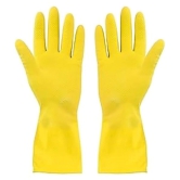 dust n shine - Yellow Cleaning Glove For Kitchen Cleaning