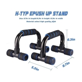 HORSE FIT Push Up Bar | Push Up Bars Stand with Foam Grip Handle | Push-Up Bar Pair | Work Out Stand with Comfort Grip | Foam Dips Bar For Home Workout | Non-slip Strength Bars | Fitness han