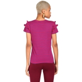 Sugr - Cotton Blend Pink Women's Regular Top ( Pack of 1 ) - None