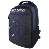 mikebags 27 Ltrs Blue Polyester College Bag - Blue