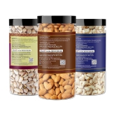 YUM YUM Premium Jumbo Almond (500g) Pista (500g) and Cashew (500g) 1.5kg Dry Fruits Combo Pack- Almonds, Cashews, Pistachios  (3 x 500 g)