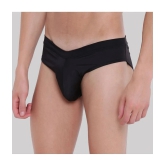 BASIICS By La Intimo - Black BCSSS03 Polyester Mens Briefs ( Pack of 1 ) - None