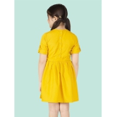 Naughty Ninos Yellow Polyester Girls A-line Dress ( Pack of 1 ) - None