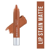 Swiss Beauty Lip Stain Matte Lipstick Lipstick (Caramel), 3.4gm