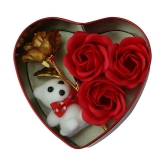 THRIFTKART - Red Paper Mache Valentine Hamper