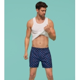 Remix Cotton Boxers Yacht Blue XXL