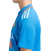 Adidas Official India Cricket ODI Fan Jersey: Show Your Team Spirit in Sustainable, Moisture-Wicking Comfort (Colour - BLUE, Size - M) by Total Sporting And Fitness Solutions Pvt Ltd