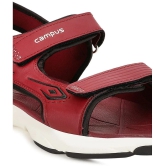 Campus - Maroon Mens Floater Sandals - None