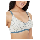 Clovia Cotton Everyday Bra - White - 32C