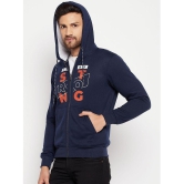 Lycos - Navy Fleece Regular Fit Men's Sweatshirt ( Pack of 1 ) - None