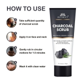 Intimify Charcoal Scrub, for face scrub, blackhead scrub, black head remover, 100 gm