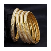 Sukkhi Eye-Catchy Gold Plated Bangle Set For Women (Set of 4) - None