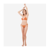 SELETA - Peach Assorted Cotton Lycra Women's Bra & Panty Set ( Pack of 1 ) - None