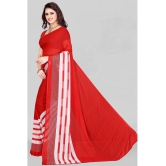 LEELAVATI - Red Georgette Saree With Blouse Piece ( Pack of 1 ) - Red