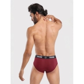 Fuaark Modal Mens Briefs ( Maroon ) FUSMBr - None