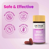 Cratus Right Nutrition - PCOS Tablets | Hormonal Balancing and Fertility Support | Designed for Effective PCOS Management | Helps Regulate Menstrual Cycles and Boost Metabolic Health | 120 Tablets