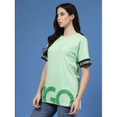 Rigo - Mint Green Cotton Loose Fit Womens T-Shirt ( Pack of 1 ) - None